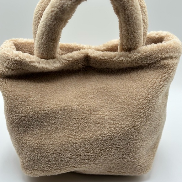 Prada Cream Sherpa Novelty Tote - Picture 4 of 9